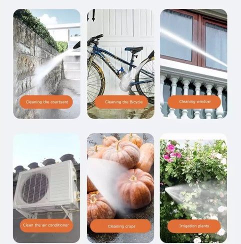 multifonctionnel pour (voitures, vélos, jardins, terrasses, etc.) Nettoyeur haute pression pour voiture