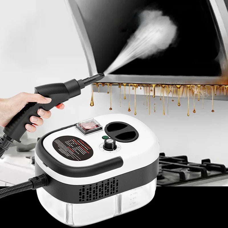 Nettoyeur à vapeur portable 2500 W haute pression – Climatiseur, hotte, voiture, sols – Climatiseur, hotte, voiture, sols