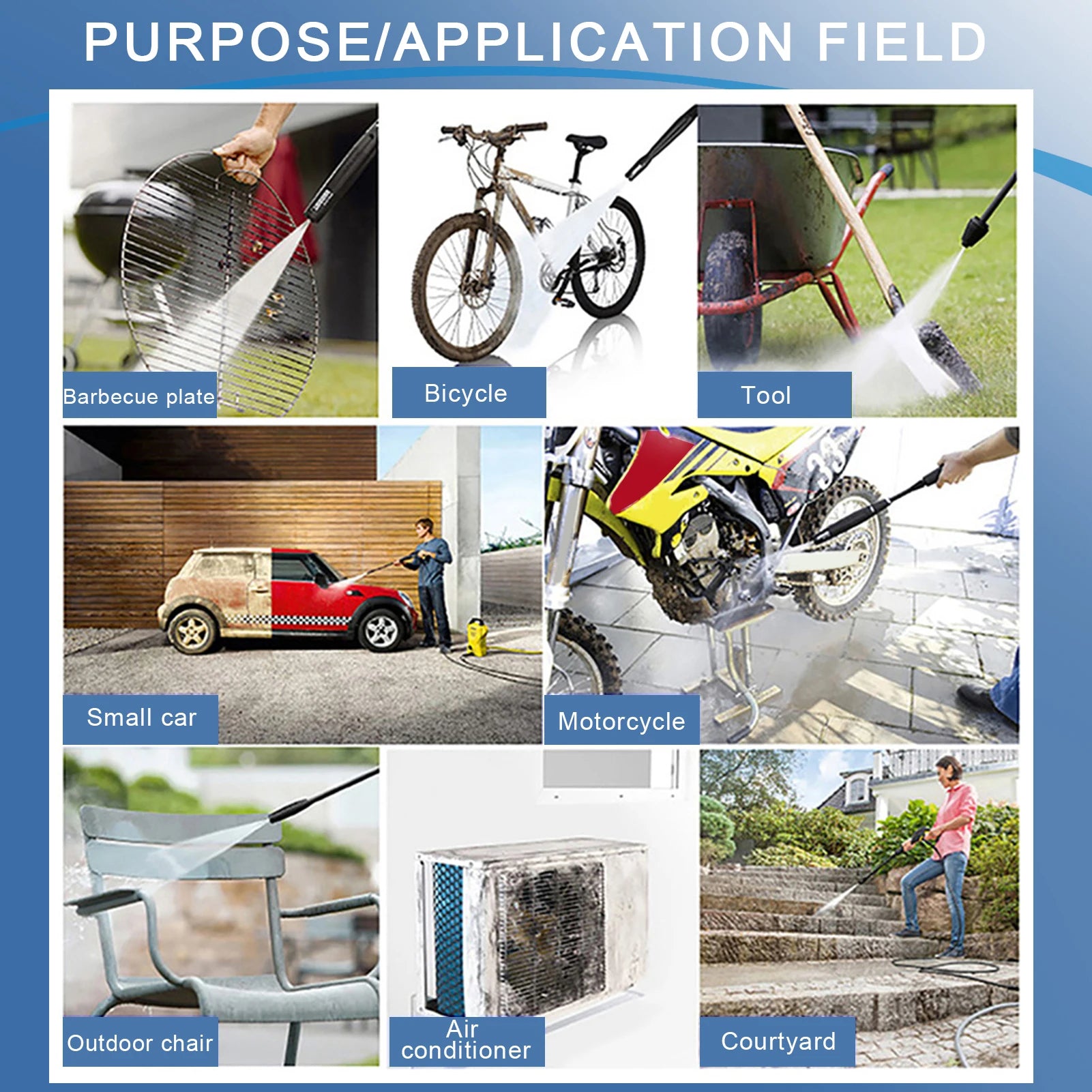 HydroTitan-Nettoyeur haute pression pour voitures, terrasses, allées