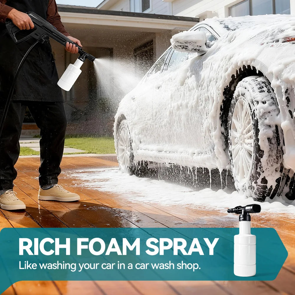 YOFIDRA MaxClean-Pistolet de lavage haute pression électrique YOFIDRA 250 bars, 2500 W, buse orientable à 180°, pour voiture.