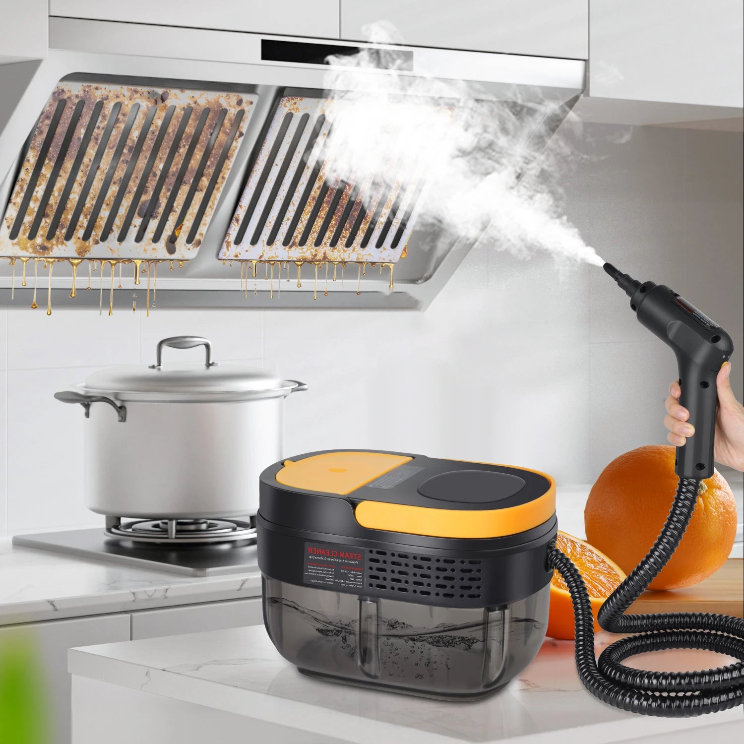 UltraVap-Nettoyeur vapeur portable 500 W haute température pour canapés et hottes de cuisine.